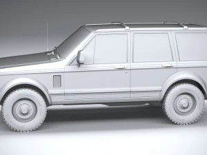 Generic Classic SUV 3D Model