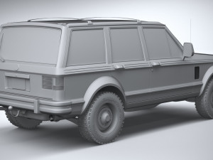 Generic Classic SUV Modelo 3D
