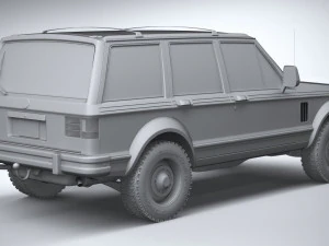 Generic Classic SUV 3D Model