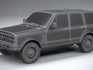 Generic Classic SUV Modelo 3D