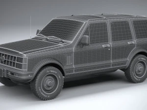 Generic Classic SUV 3D Model