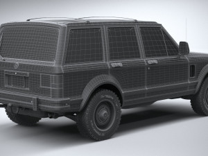 Generic Classic SUV Modelo 3D