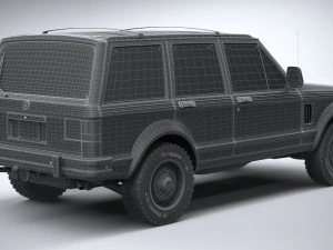 Generic Classic SUV 3D Model