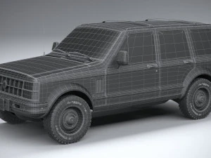 Generic Classic SUV 3D Model