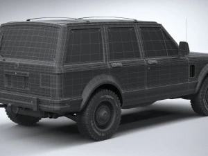 Generic Classic SUV 3D Model
