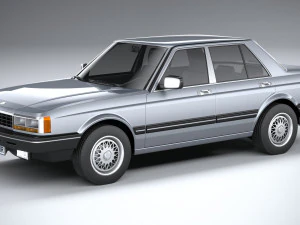 Generic Sedan 1980 3D Model