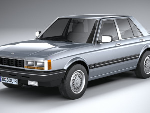 Generic Sedan 1980 3D Model
