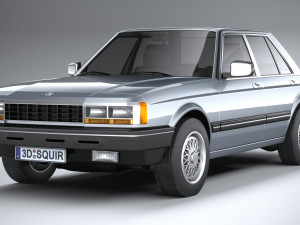 Generic Sedan 1980 3D Model
