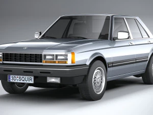 Generic Sedan 1980 3D Model