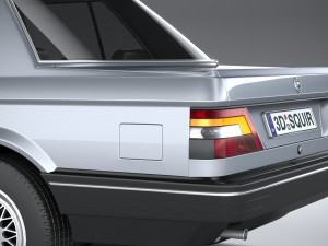Generic Sedan 1980 3D Model
