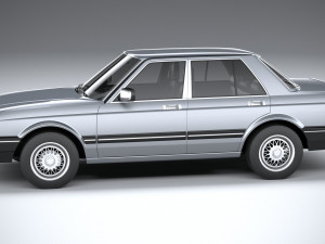 Generic Sedan 1980 3D Model