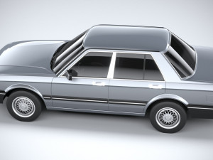 Generic Sedan 1980 3D Model