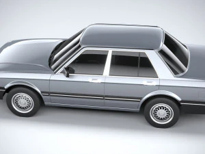 Generic Sedan 1980 3D Model