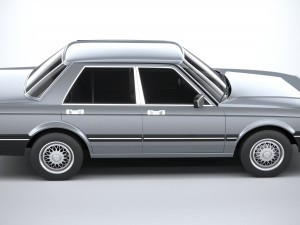 Generic Sedan 1980 3D Model