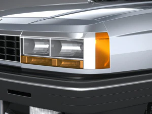 Generic Sedan 1980 3D Model
