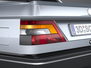 Generic Sedan 1980 3D Model