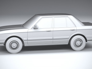 Generic Sedan 1980 3D Model