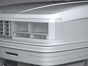 Generic Sedan 1980 3D Model