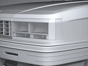 Generic Sedan 1980 3D Model