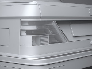 Generic Sedan 1980 3D Model