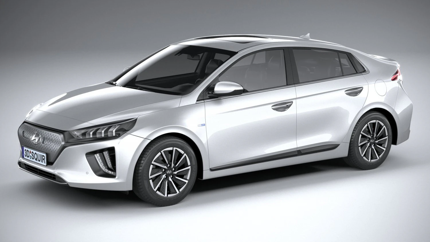 Hyundai Ioniq 2020 3D Model .c4d .max .obj .3ds .fbx .stl .blend