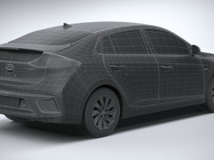 Hyundai Ioniq 2020 3D Model