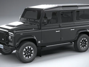 Land Rover Defender Karya V8 4 pintu 2018 Model 3D