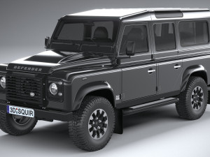 Land Rover Defender Works V8 4-door 2018 3D 模型