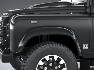 Land Rover Defender Works V8 4-door 2018 3D 模型