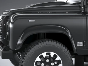 Land Rover Defender Works V8 4-door 2018 3D Model