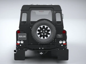 Land Rover Defender Works V8 4-door 2018 3D Model