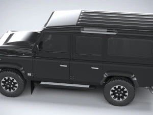 Land Rover Defender Works V8 4-door 2018 3D Model