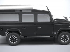 Land Rover Defender Works V8 4-door 2018 3D 模型