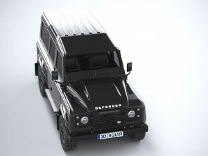 Land Rover Defender Works V8 4-door 2018 3D Model