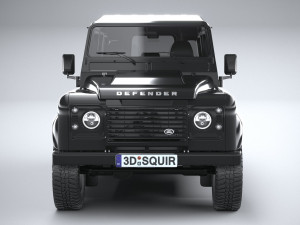 Land Rover Defender Works V8 4-door 2018 3D 模型