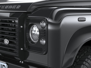 Land Rover Defender Works V8 4-door 2018 3D 模型