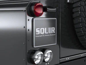 Land Rover Defender Works V8 4-door 2018 3D Model