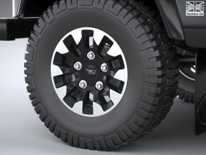 Land Rover Defender Works V8 4-door 2018 3D 模型