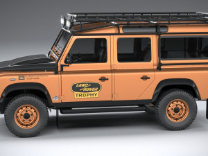 Land Rover Defender Works V8 Trophy 2021 3Dモデル