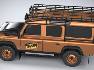 Land Rover Defender Works V8 Trophy 2021 3Dモデル