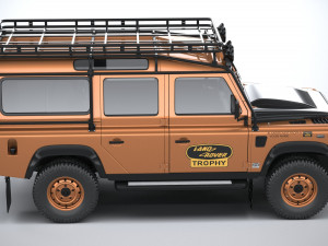 Land Rover Defender Works V8 Trophy 2021 3Dモデル