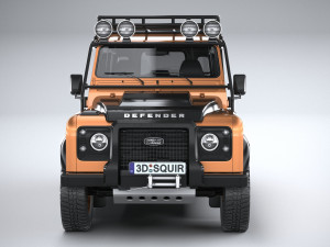 Land Rover Defender Works V8 Trophy 2021 3Dモデル