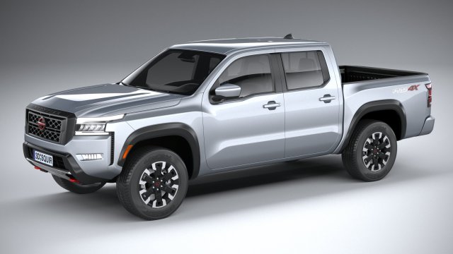 Nissan Frontier 2022 3Dモデル .c4d .max .obj .3ds .fbx .stl .blend