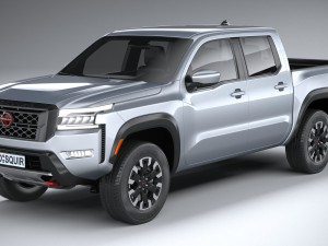 Nissan Frontier 2022 3Dモデル