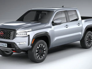 Nissan Frontier 2022 3D Model