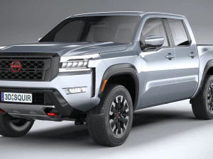 Nissan Frontier 2022 3D Model