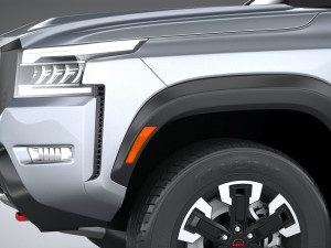 Nissan Frontier 2022 3Dモデル