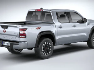 Nissan Frontier 2022 3D Model