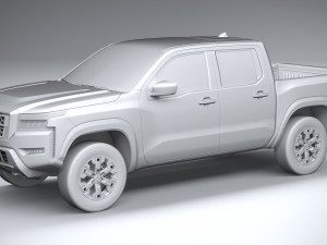 Nissan Frontier 2022 3Dモデル