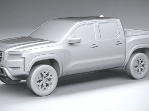 Nissan Frontier 2022 3D Model